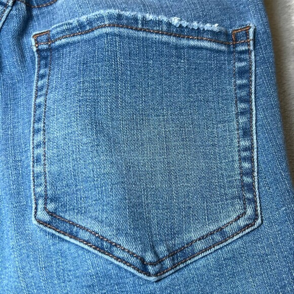 Aeropostale High Rise Jegging Womens Size 8 Blue Jean Distressed Ripped Skinny - Picture 16 of 16